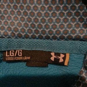 Blue Under Armor hoodie. Ive worn this 4 times. Got it off of here last year.